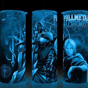 Glow in the Dark Full Metal Alchemist Anime Manga Cup Mug  Tumbler 20oz